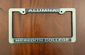 Meredith College Alumna License Plate