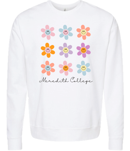 Flower Smiles Sweatshirt *PRE-SALE*